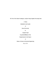 DC power flow based contingency analysis using graphics processing units