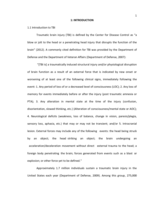 Post Traumatic Growth and Rehabilitation Outcomes in Traumatic Brain Injury