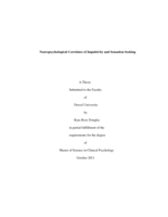 Neuropsychological correlates of impulsivity and sensation seeking