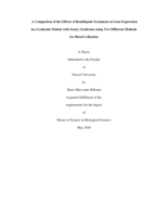 A comparison of the effects of romidepsin treatment on gene expression in a leukemic patient with Sezary syndrome using two different methods for blood collection