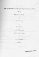 Media, speech act theory and computer supported cooperative work
