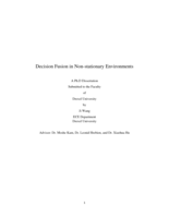 Decision fusion in non-stationary environments
