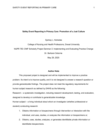 Safety event reporting in primary care: promotion of a just culture