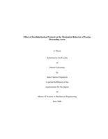 Effect of decellularization protocol on the mechanical behavior of porcine descending aorta