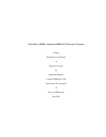 Geotextiles as biofilm attachment baffles for wastewater treatment