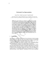 Horizontal case representation
