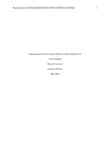 Standardized Infection Control Bundle in Home Health Care