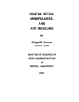 Digital Detox, Mindfulness, and Art Museums