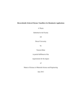 Hierarchically Ordered Polymer Nanofibers for Biomimetic Applications