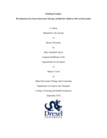 Finding freedom: development of a dance/movement therapy method for children with cerebral palsy