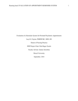 Evaluation of a reminder system for perinatal psychiatric appointments