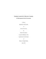 Designing asymmetrical collaborative gameplay for heterogeneous device ecosystems