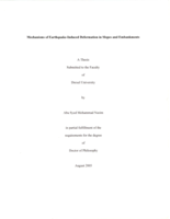 Mechanisms of earthquake-induced deformation in slopes and embankments
