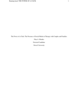 Power of a Click: The Presence of Social Media in Therapy with Couples and Families