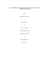 Structural identification of a complex structure using both conventional and multiple model approaches