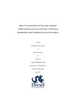 Impact of Adaptation on Thalamic Neurons' Computational Role of Conveying Contextual Information about Paired-Pulse Tactile Stimuli