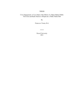 Civic engagement: a case study of the efforts of a major market public television and radio station to morph into a public media hub