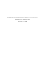 Intergenerational dialogues concerning arts participation: addressing the "missing links"