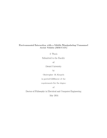 Environmental interaction with a mobile manipulating unmanned aerial vehicle (MM-UAV)