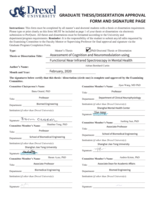Assessment of cognition and neuromodulation using functional Near Infrared Spectroscopy (fNIRS) in mental health