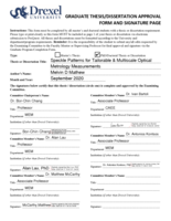 Speckle Patterns for Tailorable and Multiscale Optical Metrology Measurements