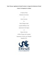 Music therapy application in dental procedures to support the reduction of dental anxiety: development of a method