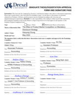The effect of product market competition on mandatory disclosure strategy