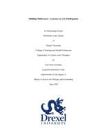 Building multisensory awareness in arts participation