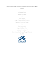 Dance/movement therapy for men who are homeless and in recovery: a program proposal