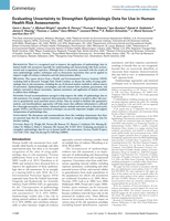 Evaluating Uncertainty to Strengthen Epidemiologic Data for Use in Human Health Risk Assessments