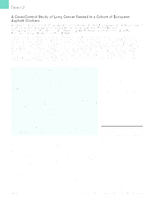 A Case-Control Study of Lung Cancer Nested in a Cohort of European Asphalt Workers