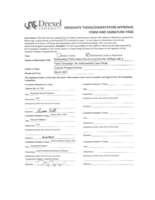 Addressing food insecurity at a community college with a food campaign: an instrumental case study