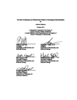 The role of helicases and helicase-like proteins in homologous recombination