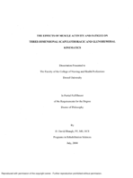 The effects of muscle activity and fatigue on three-dimensional scapulothoracic and glenohumeral kinematics