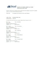 Investigating Carrier Dynamics in Photovoltaic Materials