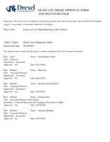 Essays on two-sided matching with contracts