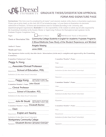 Community college students in English for Academic Purposes programs: a mixed methods case study of the student experience and mindset