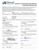 Controlling Crystallization of Methylammonium Lead Iodide
