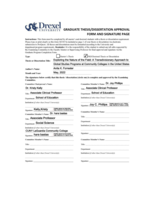 Exploring the nature of the field: a transdivisionary approach to global studies programs at community colleges