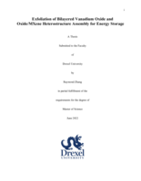 Exfoliation of Bilayered Vanadium Oxide and Oxide/MXene Heterostructures for Energy Storage
