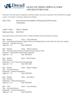 Environmental sustainability of emerging solar photovoltaic technologies