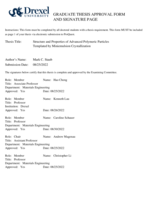 Structure and Properties of Advanced Polymeric Particles Templated by Miniemulsion Crystallization