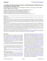 Associations of Urban Environment Features with Hypertension and Blood Pressure across 230 Latin American Cities