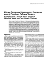 Kidney Cancer and Hydrocarbon Exposures Among Petroleum Refinery Workers