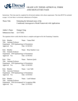 Estimating the Informativeness of the Conditional Autoregressive Model Framework with Applications