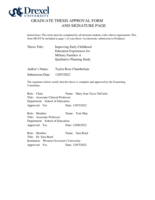 Improving early childhood education experiences for military families: a qualitative planning study