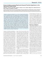 Cancer Incidence among Glyphosate-Exposed Pesticide Applicators in the Agricultural Health Study