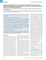 Polychlorinated Biphenyl and Organochlorine Pesticide Concentrations in Maternal Mid-Pregnancy Serum Samples: Association with Autism Spectrum Disorder and Intellectual Disability