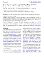 Prenatal Serum Concentrations of Brominated Flame Retardants and Autism Spectrum Disorder and Intellectual Disability in the Early Markers of Autism Study: A Population-Based Case-Control Study in California