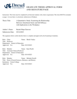 A quantitative study: examining the relationship between attachment styles and self-efficacy with implications in the workplace